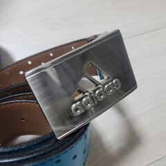 adidas　ベルト　水色の画像