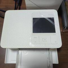 Canon SELPHY CP1500 プリンター 本体とインクの画像