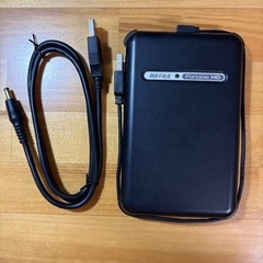 BUFFALO ポータブルHDD　HD-PF500U2-BKの画像