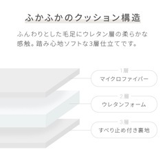 低反発 ラグの画像