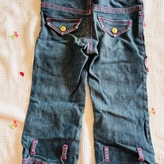 デニムパンツ　120センチの画像