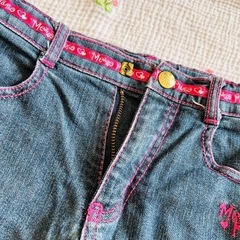 デニムパンツ　120センチの画像