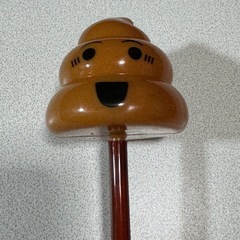 光る棒つきうんちくん（茶）の画像