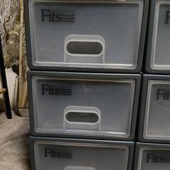 人気のFitsシリーズ収納ケース8個セットの画像
