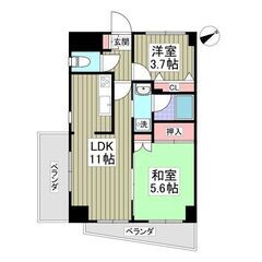 💕初期費用相談可、最上階、カップル・ファミリーにおすすめ２…
