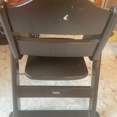 幼児用木製椅子の画像