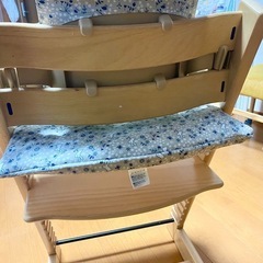 Stokke ストッケ トリップトラップ用シートクッション　うさぎ柄　カバーの画像