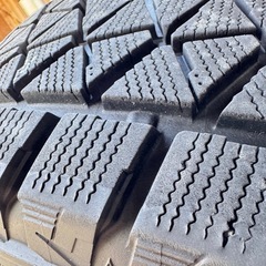 プラド 17インチ ホイールセット ブリヂストンDM-V2 スタッドレスタイヤの画像
