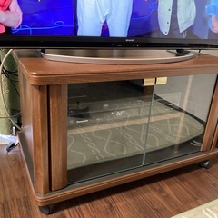 SHARP 45型 テレビ 2018年製　LC-45W5 テレビ台 オマケ付きの画像