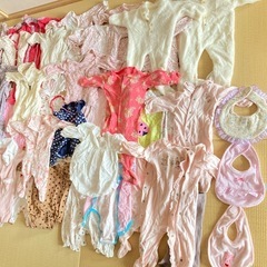 【取引終了】女の子ベビー服約40~50枚まとめ売の画像