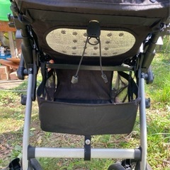 APRICA SORARA 92701 ブラックベビーカーの画像