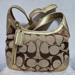 ❤美品❤️COACH コーチ シグネチャー ワンショルダーバッグの画像