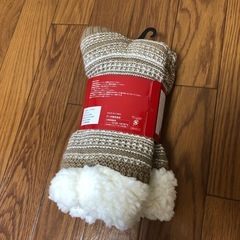 最終お値下げ😊 レディース★もこもこ裏ボアソックス(新品未使用✨)の画像