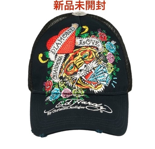 AOD3 CHANMINA &times; EdHardy COLLABORATION 刺繍CAP新品未開