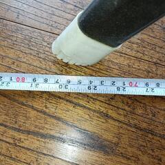 【お渡し済】【本日お渡しの方】折りたたみ式 脚立　踏台　三段　ブラックの画像