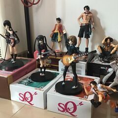 フィギュア（ワンピース＆けいおん）の画像