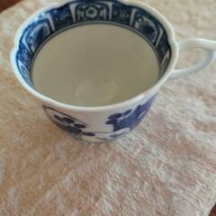 ロイヤルブルー伊万里焼・デミタスコーヒーカップ＆ソーサーの画像