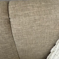 【美品】コンパクトソファ　ベージュの画像