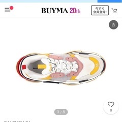 ~8/30引取限定⭐︎ BALENCIAGA 38 サイズ　スニーカー　2足セットの画像