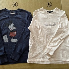 メンズ　パーカー等5点　サイズS〜M 中古の画像