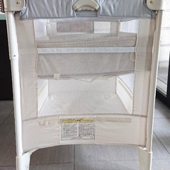 ココネルエアーAB ホワイトグレー　ベビーベッド　ミニの画像