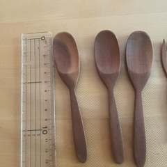 木製スプーン✖︎5の画像