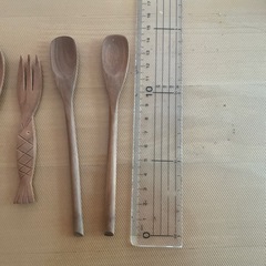 木製スプーン✖︎5の画像