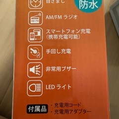 多機能防災クロックの画像