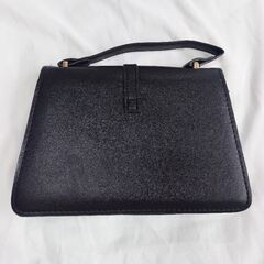 2 way ハンドバッグ ショルダーバッグ ブラック 黒 レディースの画像