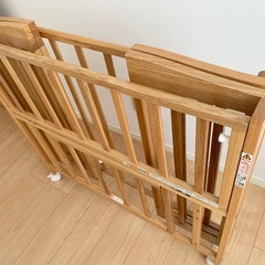 ベビーベッド KATOJI ミニ　折り畳み　の画像
