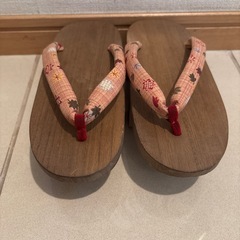 下駄　二枚歯　レディースの画像