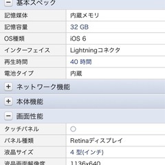 iPod touch ライトニングケーブル付き　美品の画像
