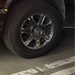 新品冬タイヤ純正メッキアルミの画像