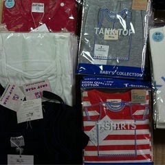 子供用タンクトップ＆Tシャツの画像