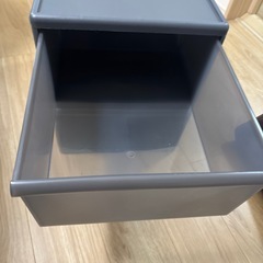収納ケース グレーの画像