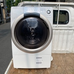 SHARP ドラム式洗濯機機　洗濯7kg  乾燥3.5kg ES-S70-WLの画像