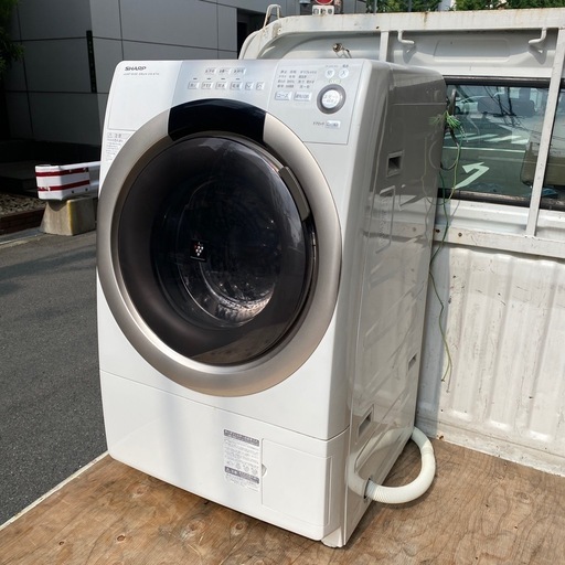 SHARP ドラム式洗濯機機　洗濯7kg  乾燥3.5kg ES-S70-WL