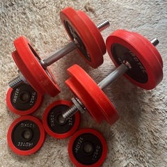 ダンベル(5kg、2.5kg、1.25kg 各4個ずつ)の画像