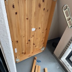 IKEA パイン材ダイニングテーブルの画像