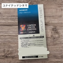 ユナイテッドシネマ　映画鑑賞券　1枚の画像