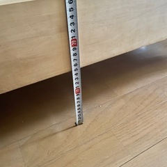 木製シングルベッドの画像