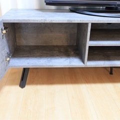 大理石調　テレビボード　W160cm 大川家具？ tarny ターニー？の画像