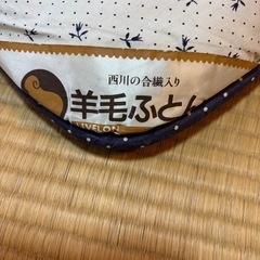 合繊入羊毛敷布団　西川産業株式会社　シングルサイズの画像