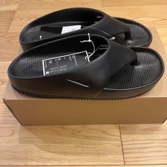 未使用NIKEカームフリップフロップ27センチ　ブラック　サンダルの画像