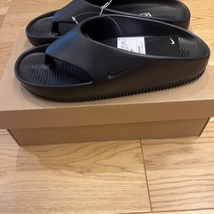 未使用NIKEカームフリップフロップ27センチ　ブラック　サンダルの画像