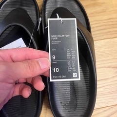 未使用NIKEカームフリップフロップ27センチ　ブラック　サンダルの画像
