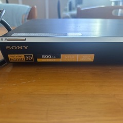 SONY　Blu-ray DVDレコーダーの画像
