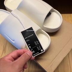 未使用　NIKEカームスライド　27センチ　ホワイト　サンダルの画像
