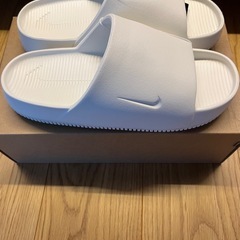 未使用　NIKEカームスライド　27センチ　ホワイト　サンダルの画像