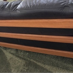 ソファ3人掛け(木枠付き)の画像